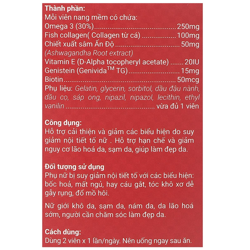 Thực phẩm bảo vệ sức khỏe Marilyn Plus lọ 30 viên - 7